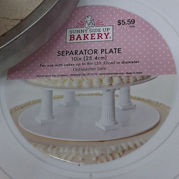 Bundle Cake separator plates, pillars, pans for Weddings, & special events - Picture 6 of 13